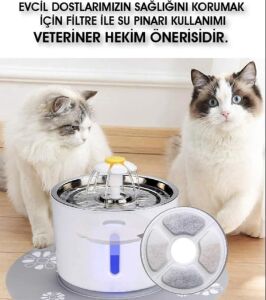 Kedi Köpek Su Şelalesi Yedek Filtre 1 Adet,otomatik Su Pınarı Yedek Filtre,kedi Şelale Yedek Filtre, Kedi Su Sebili Filtresi