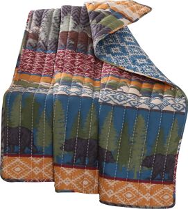 Home Black Bear Lodge Throw