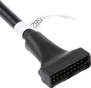 AL-4584 9 Pin USB 2.0 Dişi - 19 Pin USB 3.0 Erkek Çevirici Dönüştürücü Adaptör Kablosu