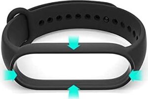 Ehr. Xiaomi Mi Band 3/4 / 5/6 / 7 Uyumlu Klasik Silikon Kordon