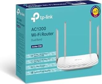 C50, Ac 1200 Mbps Kablosuz Dual Band Access Point ve Router