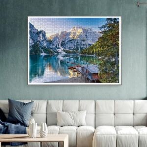 Puzzle - Braies Gölü / 4000 Parça Puzzle, #5205