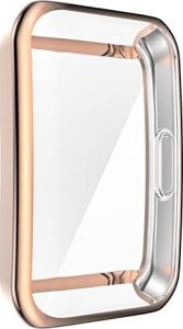 Watch Honor Band 7 ve Honor Band 6 / Band 6 Pro ile Uyumlu Şeffaf Tam Kapatan Çerceve Pc Kasa Koruma Gard Çerçeve Şeffaf