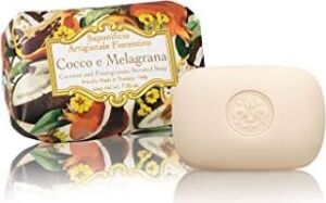 Saponificio Artigianale Fiorentino Sabun 200 gr (7) - Coconut And Pomegranate