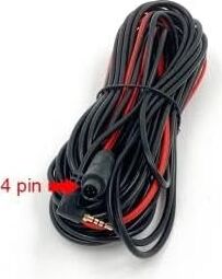 4 Pin 2.5 mm Araç Geri Görüş Kamera Kablosu 5 Metre 4 Pin Kamera Kablosu