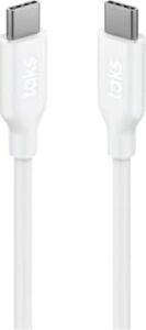 Taks Usb-C - Usb-C 120CM 60W Pd/qc Hızlı Şarj/data Kablosu Beyaz