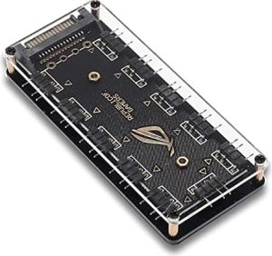 4847 Argb Rgb LED 3 Pin 11 Port 5V Sata Power Güç Fan Çoklayıcır Şerit Hub Kablo Splitter