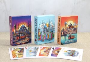 Istanbul Temalı Iskambil Oyun Kartı