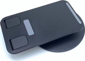 HT-A10 Masaüstü Telefon Tablet Tutucu Stand Taşınabilir Portatif Metal Taban 360 Derece Dönebilir