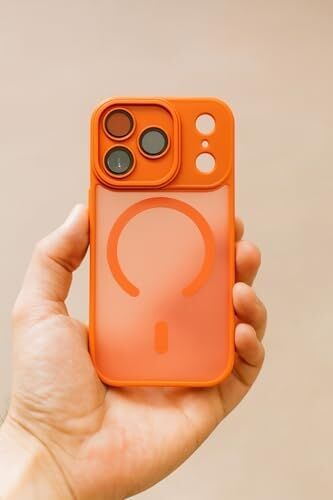 - iPhone 17 Pro ile Uyumlu Iphone Arkası Mat Kamera Korumalı Magsafe Destekli Kılıf
