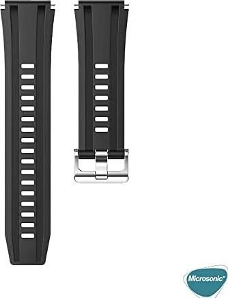 Watch Ultimate 2 Için Kordon, Için Silicone Sport Band Siyah