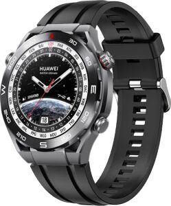 Watch Ultimate 2 Için Kordon, Için Silicone Sport Band Siyah