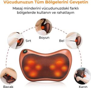 Ovmalı Masaj Yastığı Tüm Vücut Için Elektrikli Masaj Cihazı - Süpermarket - Sağlık