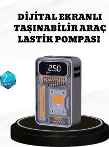 150 Psı Kablosuz Şarjlı Hava Pompası – LED Ekranlı ve Otomatik Kapanma Özellikli