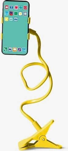 Sarı Renk Akrobat Telefon Tutucu Oynar Başlıklı