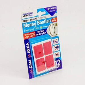 Hazır Kesilmiş 12'li Montaj Bandı, Şeffaf