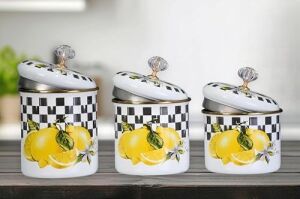 Lemon Emaye Baharatlık Seti