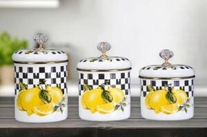 Lemon Emaye Baharatlık Seti
