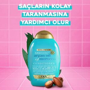 Ekstra Güçlü Nemlendirici ve Canlandırıcı Argan Oil Of Morocco Sülfatsız Saç Kremi (1 x 385 Ml)