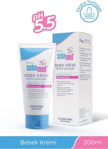 Baby Hassas Ciltler Pantenol Içerikli Cilt Kuruluğuna Karşı Etkili Ekstra Yumuşak Bebek Kremi 200 ml