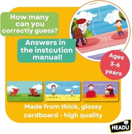 Headu Game Of Opposites Puzzle
