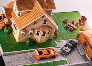 Jada Toys Hızlı ve Öfkeli Nano Hollywood Rides Dom Toretto'nun Evini Sergileyen Diorama, Iki Adet 1,65'' Döküm Araba, Çocuklar ve Yetişkinler Için Oyuncaklar (33668)
