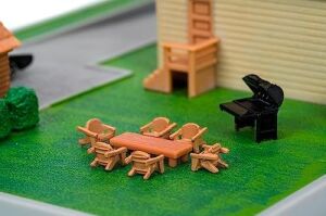 Jada Toys Hızlı ve Öfkeli Nano Hollywood Rides Dom Toretto'nun Evini Sergileyen Diorama, Iki Adet 1,65'' Döküm Araba, Çocuklar ve Yetişkinler Için Oyuncaklar (33668)