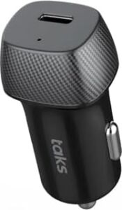 Taks CP01 30W Pd Usb-C Araç Hızlı Şarj Aleti, Siyah 5CP01S