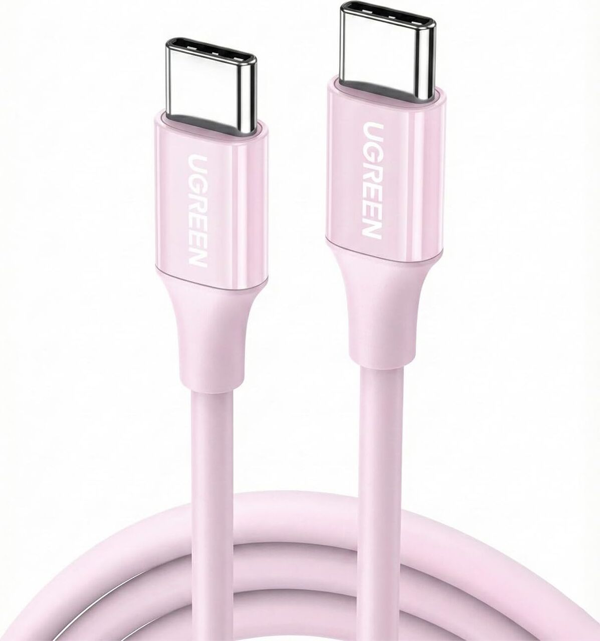 Usb-C 60W 3A Qc Pd Hızlı Şarj Kablosu, 1 Metre, Pembe, 65124