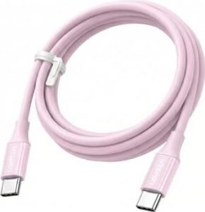 Usb-C 60W 3A Qc Pd Hızlı Şarj Kablosu, 1 Metre, Pembe, 65124