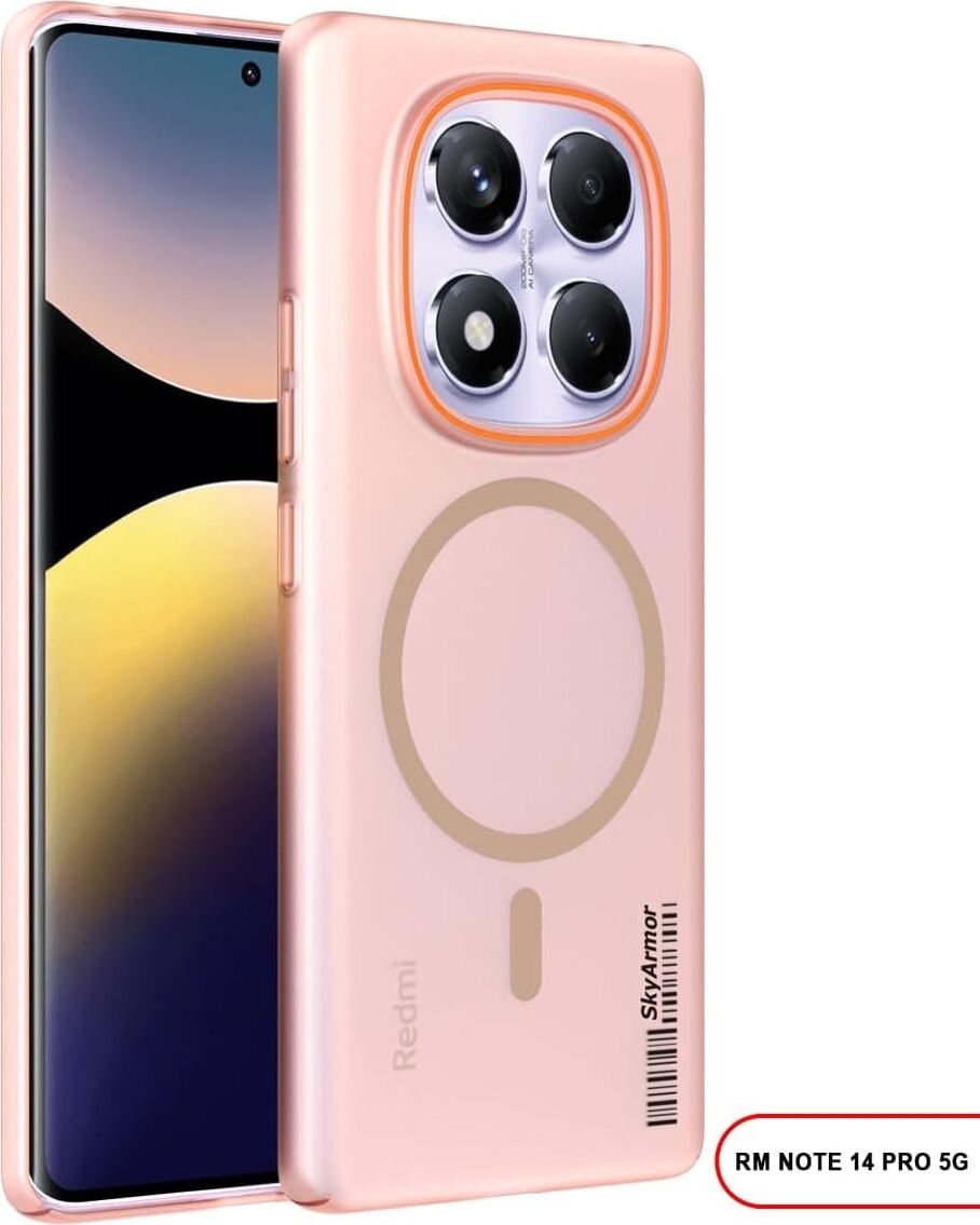 Magsafe Mat Sert Klein Kılıf Çöl Redmi Note 14 Pro 5g ile Uyumlu