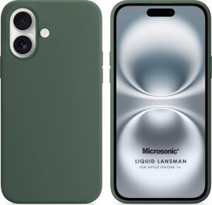 Apple iPhone 17 Için Kılıf Liquid Lansman Silikon Yeşil [iphone 17 ile Uyumlu Kılıf - Yeşil]