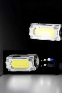 Kafa Lambası LED Fener Pratik Taşınabilir Ayarlanabilir USB Şarjlı