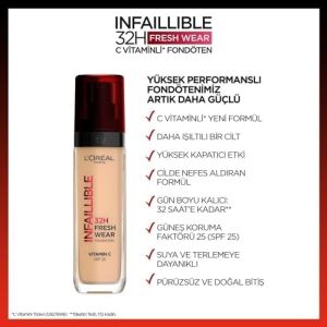 Infaillible 32H Fresh Wear C Vitaminli Fondöten - 200 Sand 30 ml