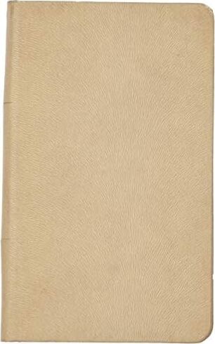 Vantas KN-125-BJ Termo Suni Deri Not Defter, Bej