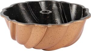 Serenk Fun Ing Rüzgar Gülü Alüminyum Döküm Granit Kaplama Kek Kalıbı 24 cm Sarı