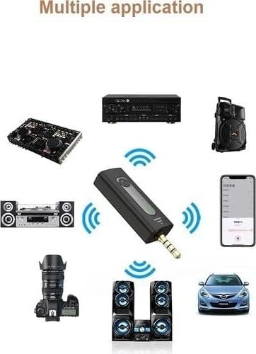 K35-1 Wireless Ergonomik Tak Çalıştır Jak Audio Android Telefon Araç Uyumlu Mikrofon