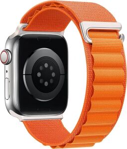 Apple Watch Series 6 44MM Için Kordon Alps Spin Turuncu