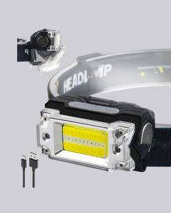 USB Şarjlı Mini LED Kafa Feneri 50M Odak 150M Geniş Aydınlatma Yeni Nesil