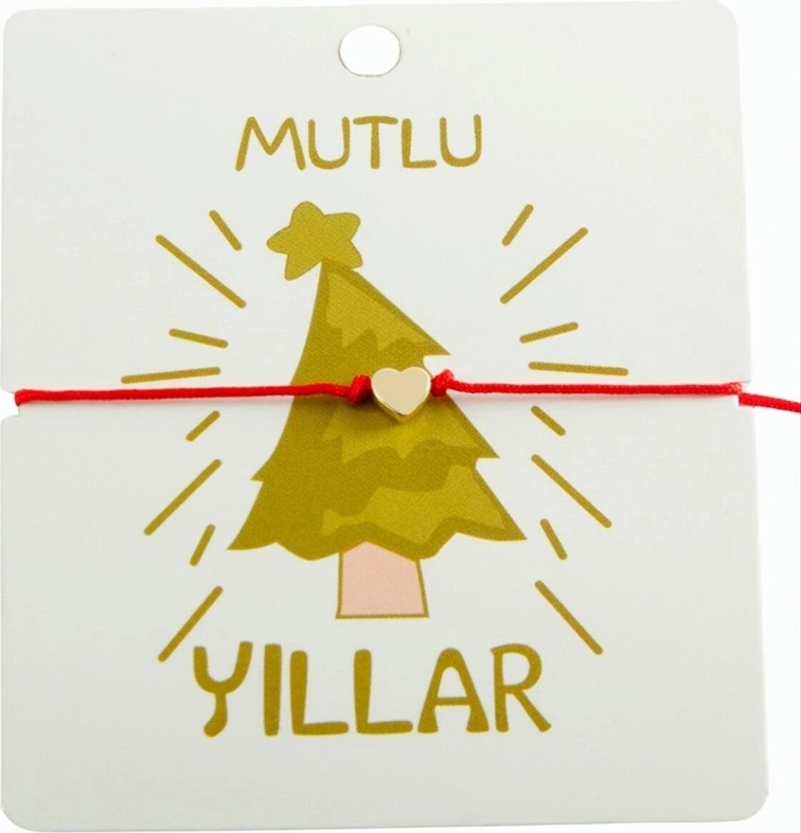 Kalp Yılbaşı Bilekliği