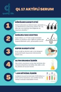Ql 17 Aktifli Saç Dökülmesine Karşı Serum Alg ve Deniz Yosunu Içerikli Besleyici Saç Serumu