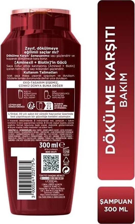 Komple Direnç Dökülme Karşıtı Şampuan 300 ml