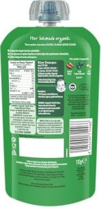 Organic Yulaflı Elma ve Yaban Mersini Püre 110G​