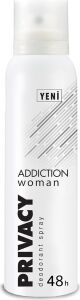 Prıvacy Addiction Woman Deodorant, 150 Mililitre