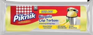 Çöp Torbası Büzgülü Orta 15'li Limon 2106