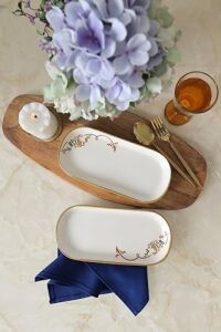 Bronze Bloom Noyan Kayık Tabak 26 cm 2 Adet 22926