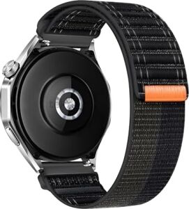 22MM ile Uyumlu Saatler Için Wave Loop 46MM Yumuşak Kumaş Kordon  Watch (Gt6 Pro/gt6/gt5 Pro/gt5/gt4/watch 4 Pro/gt3/gt3 Pro/gt2/gt2 Pro)