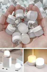 USB Mini Top LED 10’lu Aydınlatma Seti – Sıcak Renkli Gece Lambası, Enerji Tasarruflu Mikro LED Işıklar