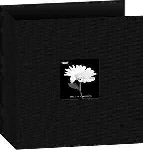 Photo Albums 3-Ring Fabric 8.5''X11''-BLACK -T811CBF-BK