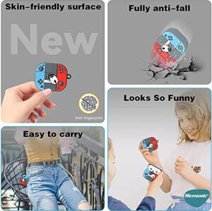 Freebuds Pro 2 Için Kılıf Cartoon Figürlü Silikon Crtn-Fgr-Sswtri [freebuds Pro 2 ile Uyumlu Kılıf - Siyah - Beyaz]